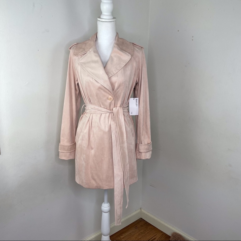 BAILEY 44 | Suede Sydney Vegan Pink Jacket